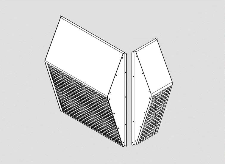 Side Discharge Unit Hail Guards
